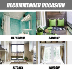 Telescoping Metal Shower Curtain Pole Tension Curtain Rod Tension Curtain Rod Bathroom Accessories(110-200/90-160cm)