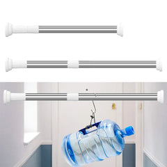 Telescoping Metal Shower Curtain Pole Tension Curtain Rod Tension Curtain Rod Bathroom Accessories(110-200/90-160cm)