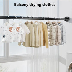 Shower Curtain Pole Rail Rod Bath Door Window Heavy Duty Extendable Telescc`