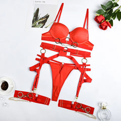 AVELINE Women Luxury Designer Underwear Lingerie Set Exotic with Chains Lingerie Luxury Brand Women Nice Sexy Underwear